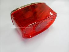 Universal Number Plate Rear Tail Light Lamp 125x70x70 cm with Chrome Surround
