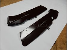 Mobylette MBK 89 pair of metal  Chain Guards Side Panels in Brown primer