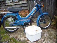 1984 Tomos Moped 49cc in Blue 2 Speed (low mileage, 4 miles since MOT, some tax left)