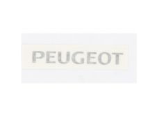 Black Peugeot Transfer Sticker Label for Saddle or Body