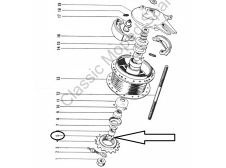 Mobylette Hub Cone Lock Nut Part Number 15050