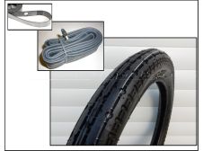 [14 inch] 2.25-14 Classic Peugeot 101, 102 Tyre Tire, Tube and Tape  (UK Mainland Delivery - see description) 