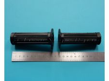 Universal Moped Magura Style Replacement Handlebar Grips (Pair) in Black