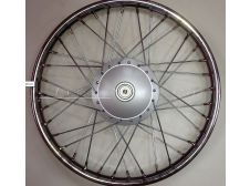 Honda C70 Cub Motorcycle 17 x 1.40 Chrome Front Wheel (see description)
