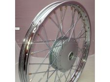 Honda C90 Cub Motorcycle 17 x 1.40 Chrome Front Wheel (see description)