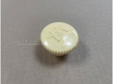 Mobylette Replacement Replica Round Push on Fuel Cap in White Cream 30mm