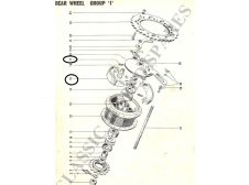 Raleigh RM4 Automatic Rear Wheel Brake Shoes with springs MTK 144 /145