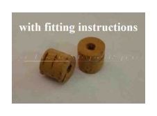 PETROL GAS FUEL TAP LARGE CORK BSA+ MOTORCYCLEs PUSH/PULL PLUNGER + instructions