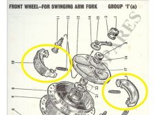 Raleigh RM5 Supermatic Swinging Arm Front and Back Brake Shoes with springs MTK 144 /145