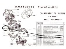 Mobylette Clutch Screw Part Number 15356