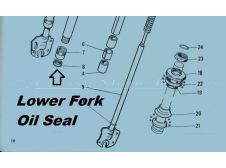Mobylette Fork Seal Part Number 15983