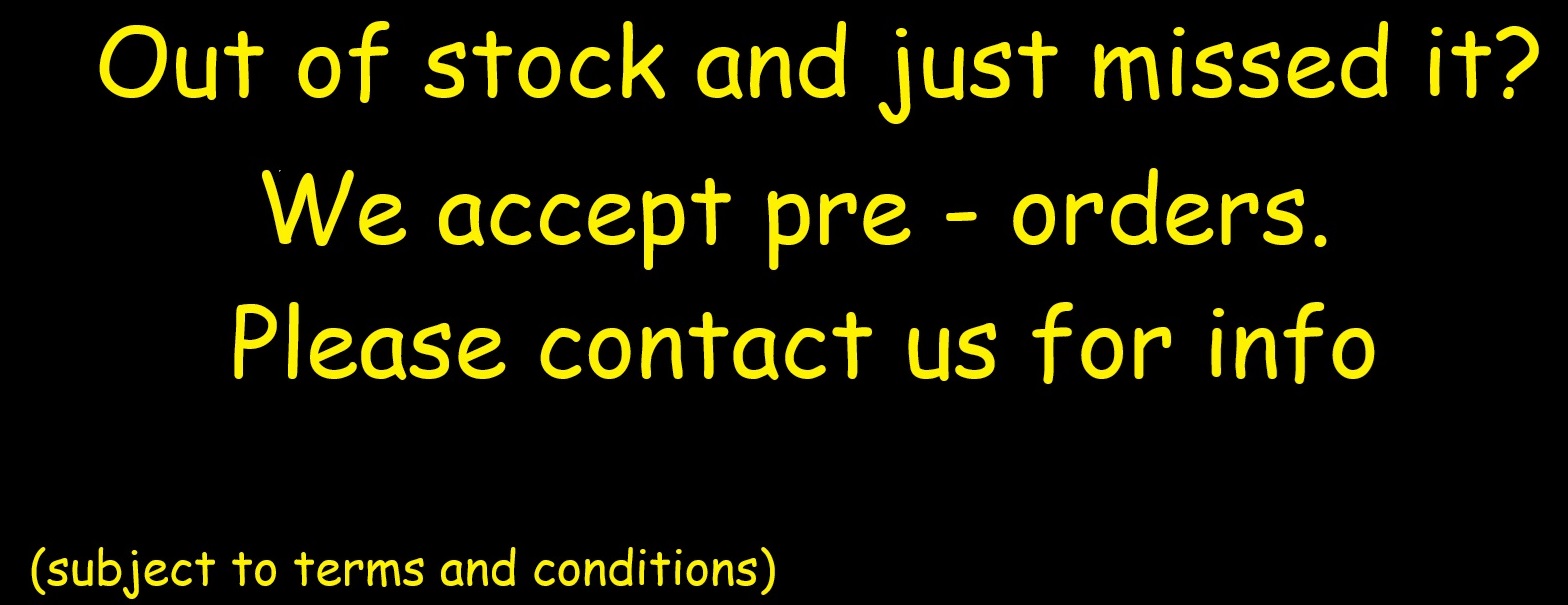 Parts,Tyres,Engines,Nuts,Bolts,Cranks,Washers,Carbs = Out of Stock. Don't despair contact us!