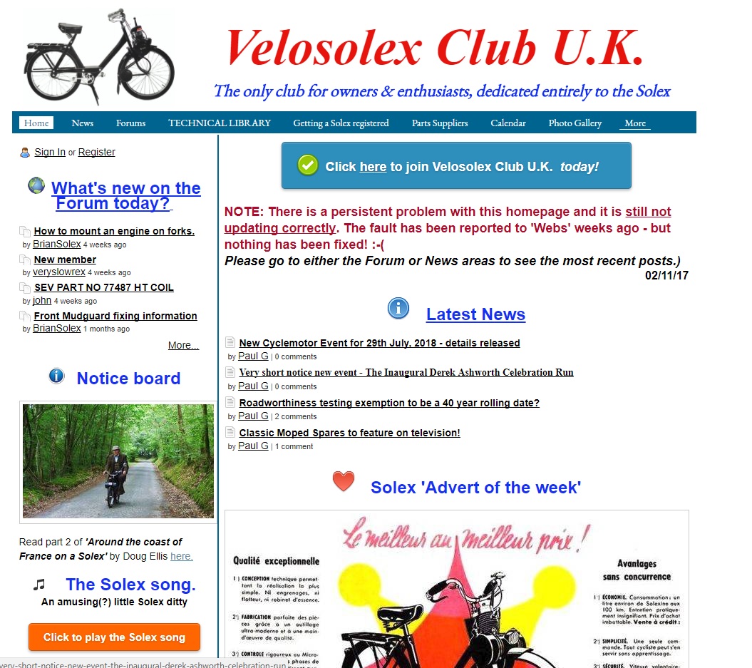 Solex Advice