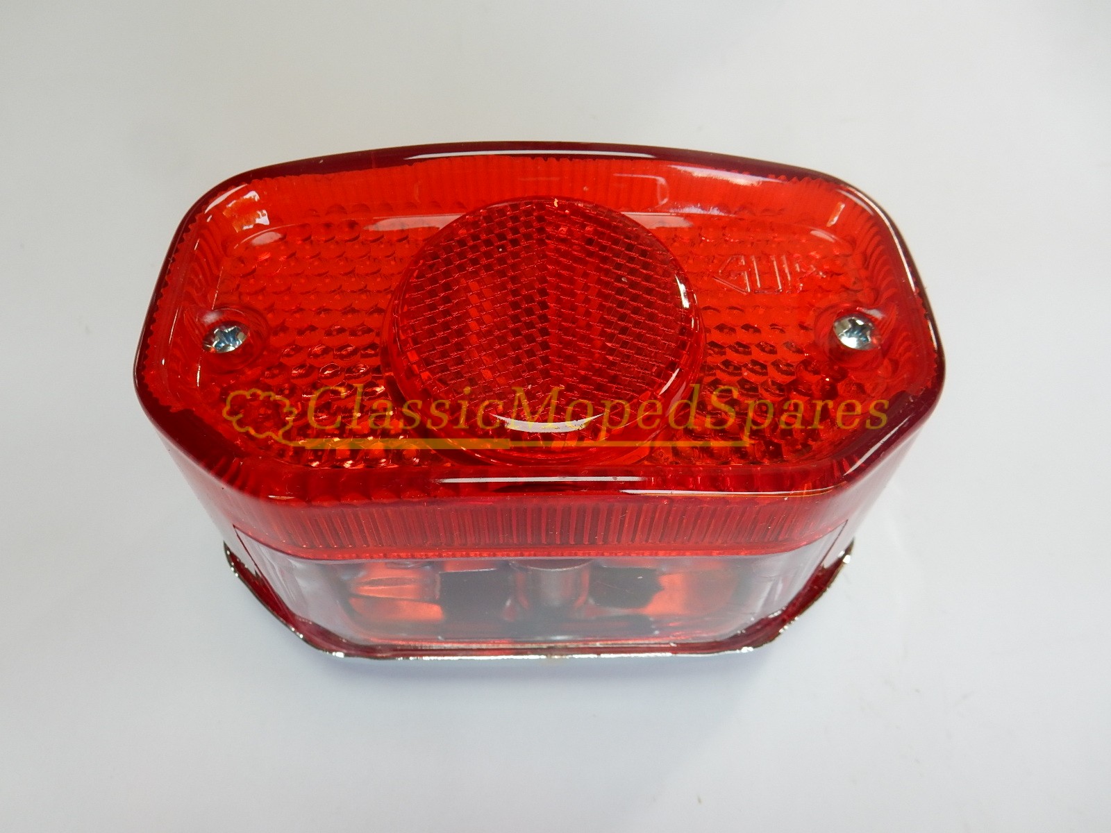 Universal Number Plate Rear Tail Light Lamp 125x70x70 cm with Chrome Surround - Image 2