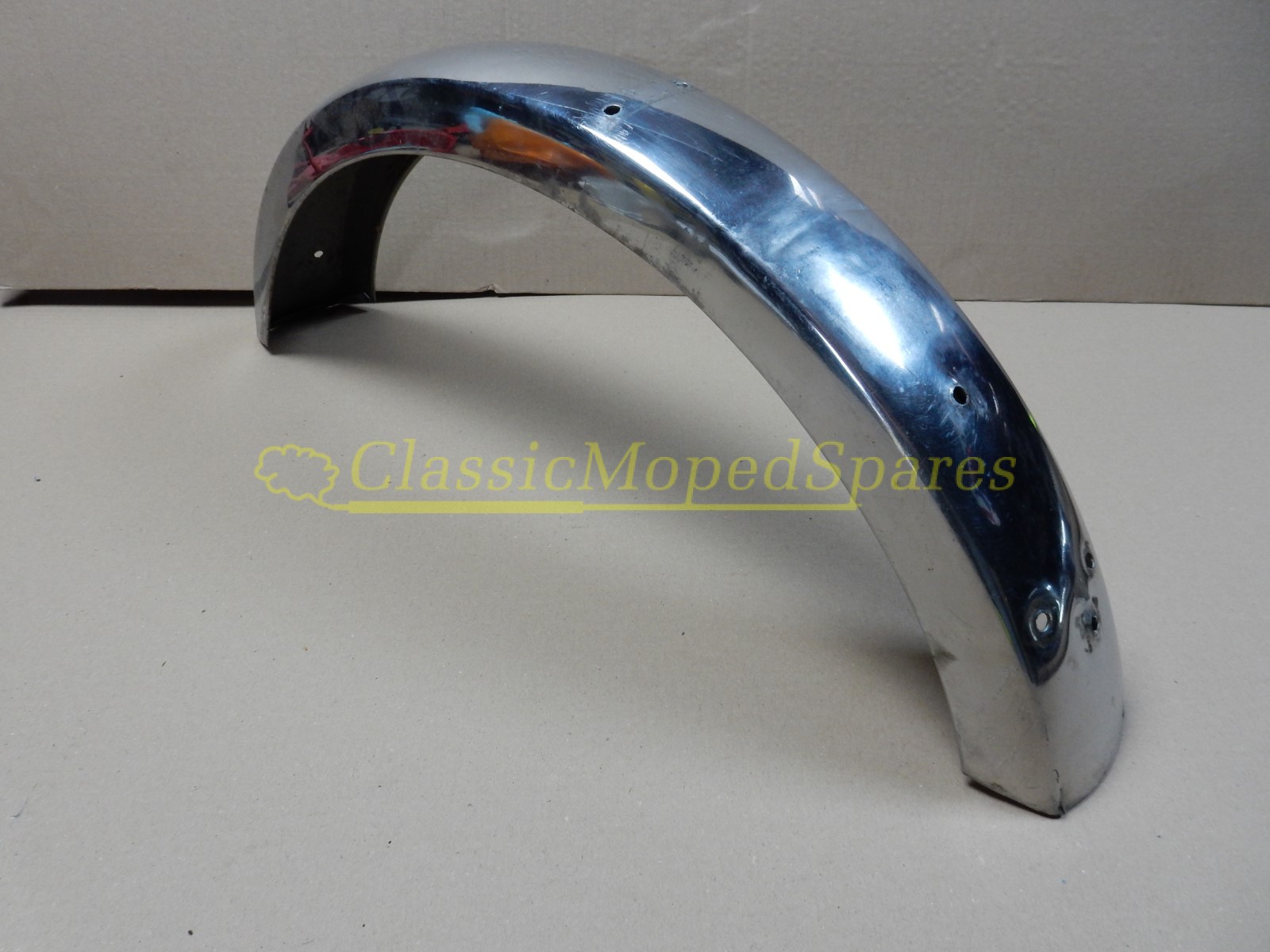 Mobylette Series 40,40L,40N,40S,40T,40V Front Mudguard in stainless steel silver - Image 3