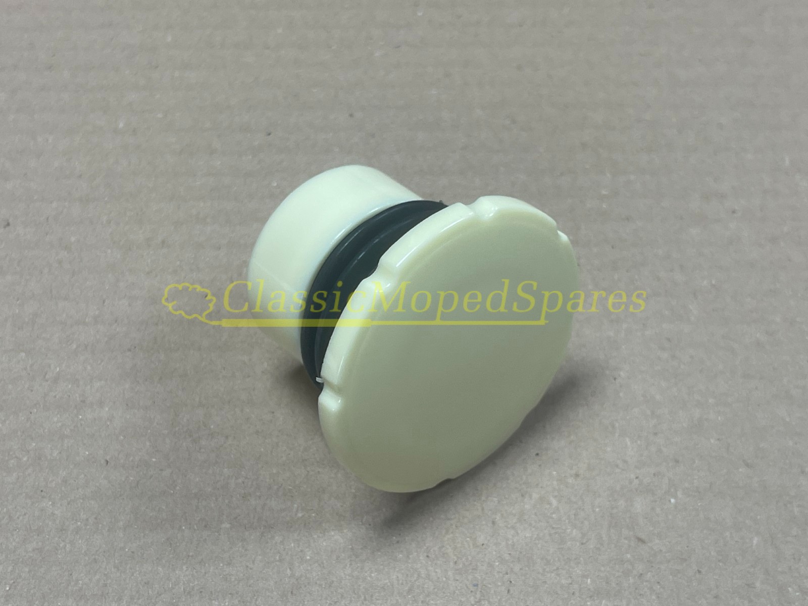 New Replacement Mobylette  MBK 88, 81 89 Push On Fuel Tank Cap in Cream 40mm