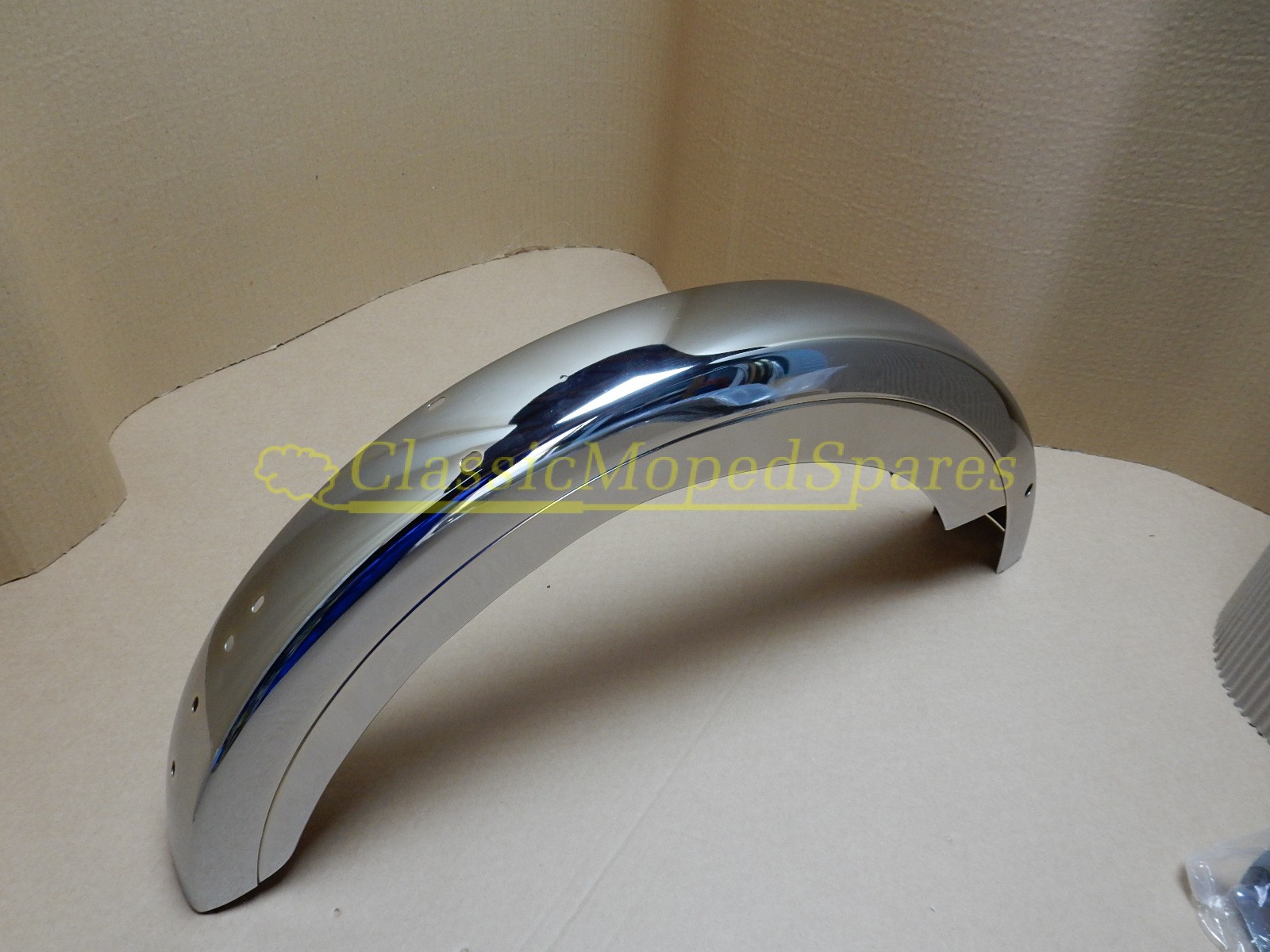 Peugeot 103 Chrome Rear Mudguard Fender with internal flaps
