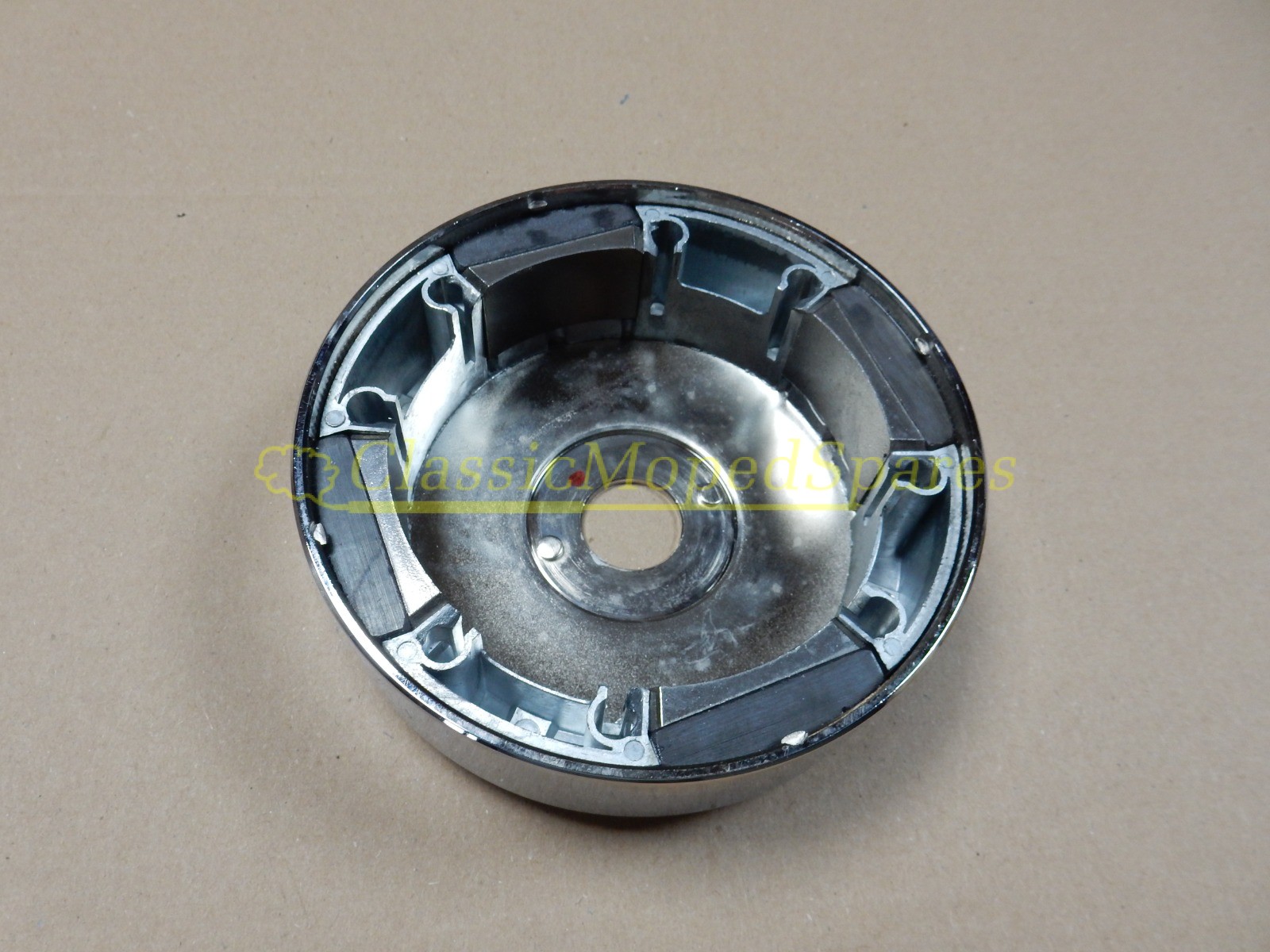 Mobylette AV7 AV10 Engine Chrome Plated Magneto Cover (12 Volt systems only) - Image 3