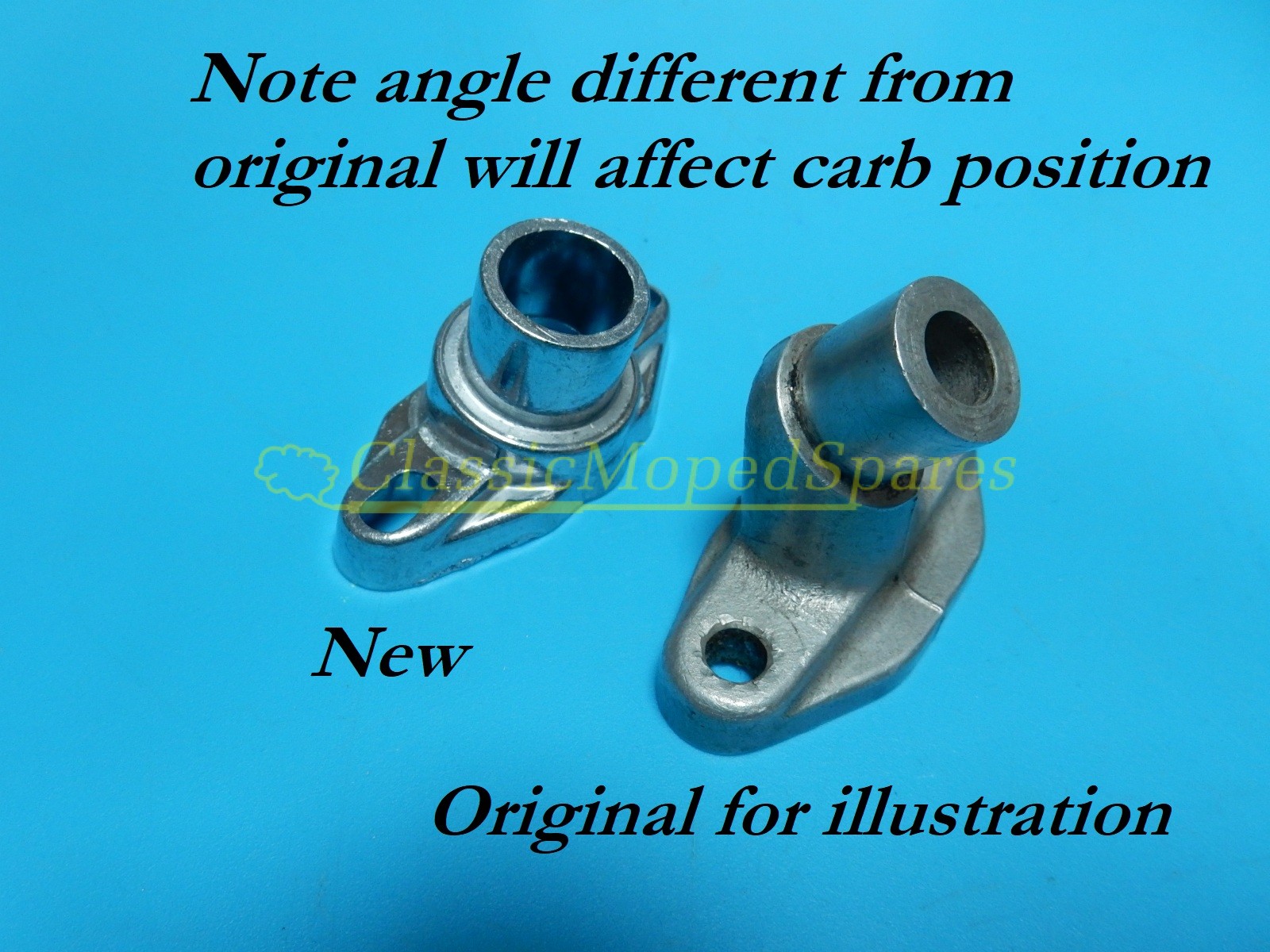 Mobylette Raleigh Moped Gurtner Carb Manifold Inlet 15mm 19mm MBK 88, 89, D15, AV7 ** - Image 4