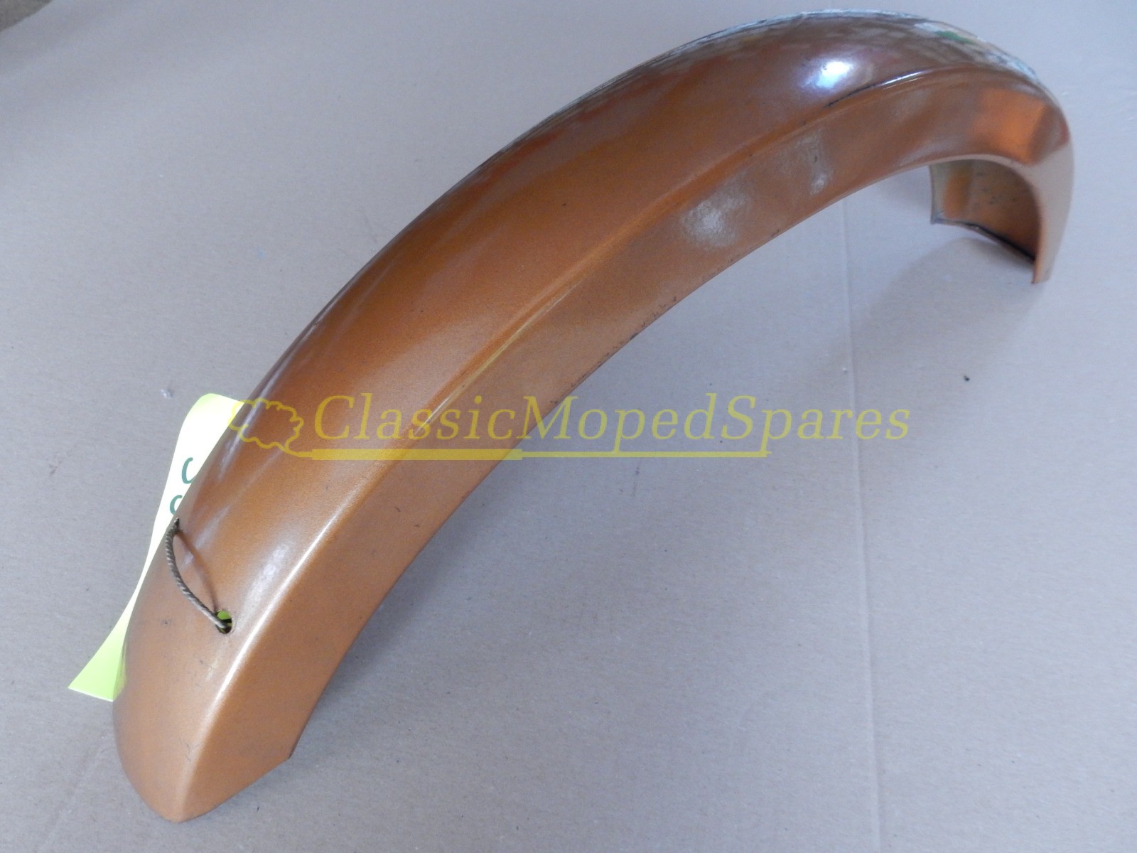 Motobecane Mobylette 40V Front Mudguard in Original Orange/Red Part Number 53880 - Image 3