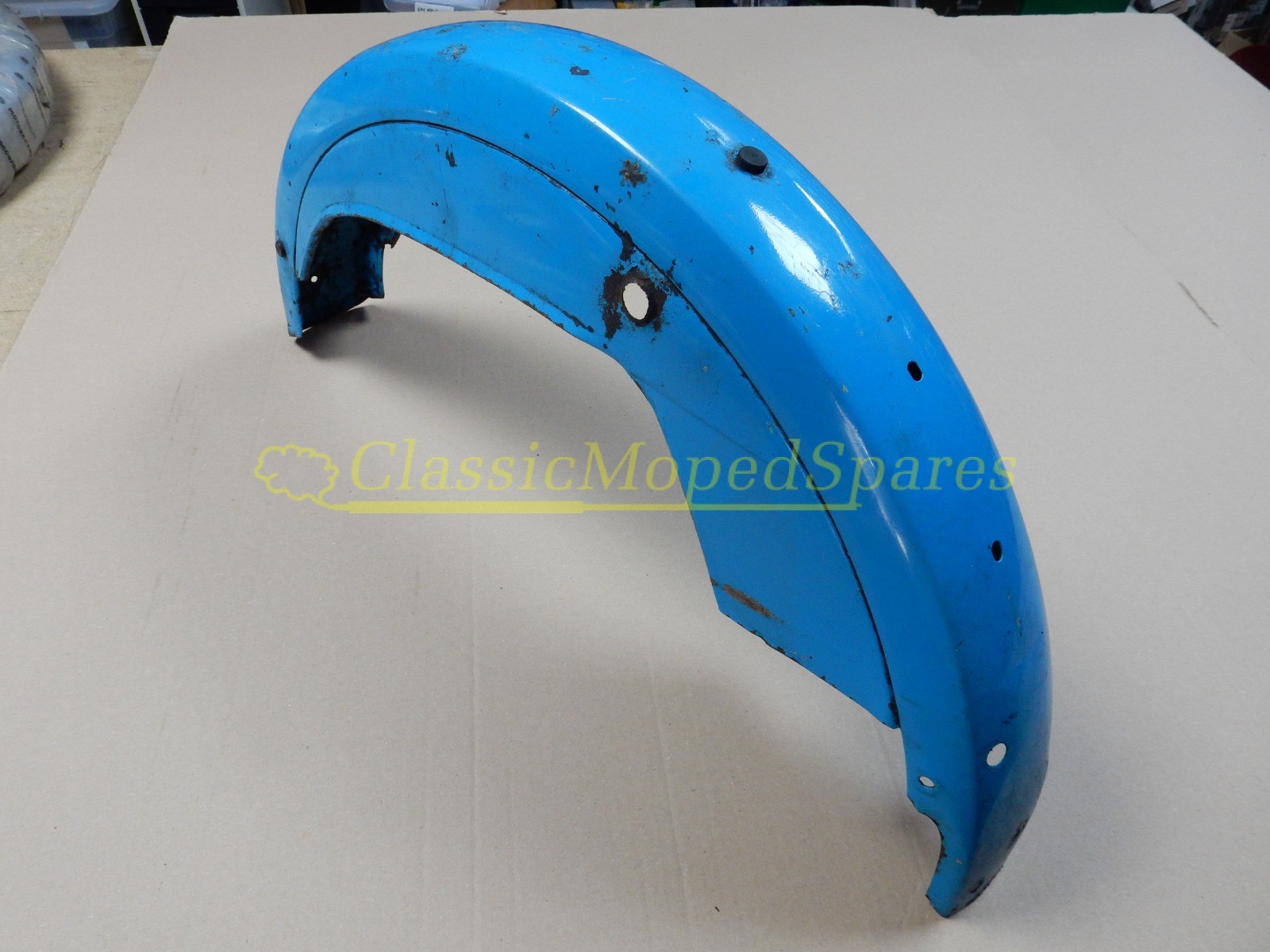 Mobylette Motobecane 50,50S,50V,50VL Blue Rear Mudguard Fender Part 21107 - Image 3