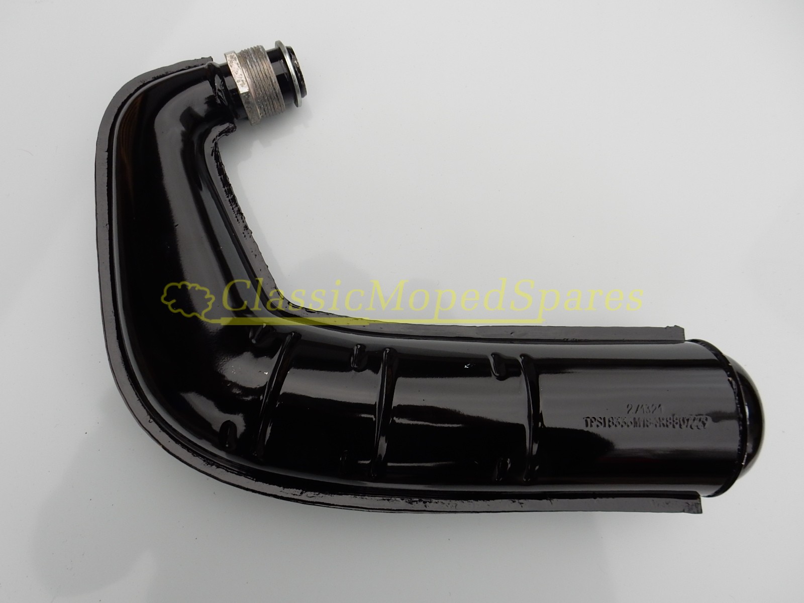 New Black Mobylette Motobecane 40, 50, AV88, AV89 (later models only) Exhaust System side exiting - Image 2