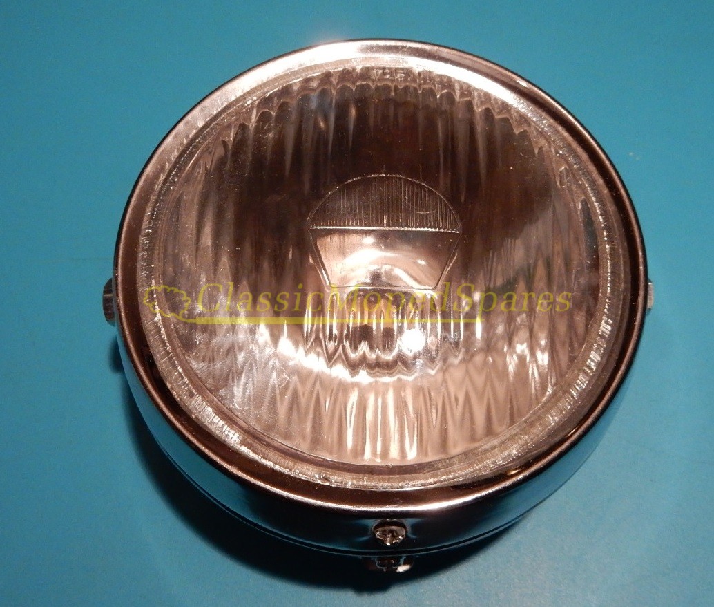 Universal Mobylette, Motobebecane, Peugeot 103, Honda Camino Round Chrome Front Headlight - Image 3