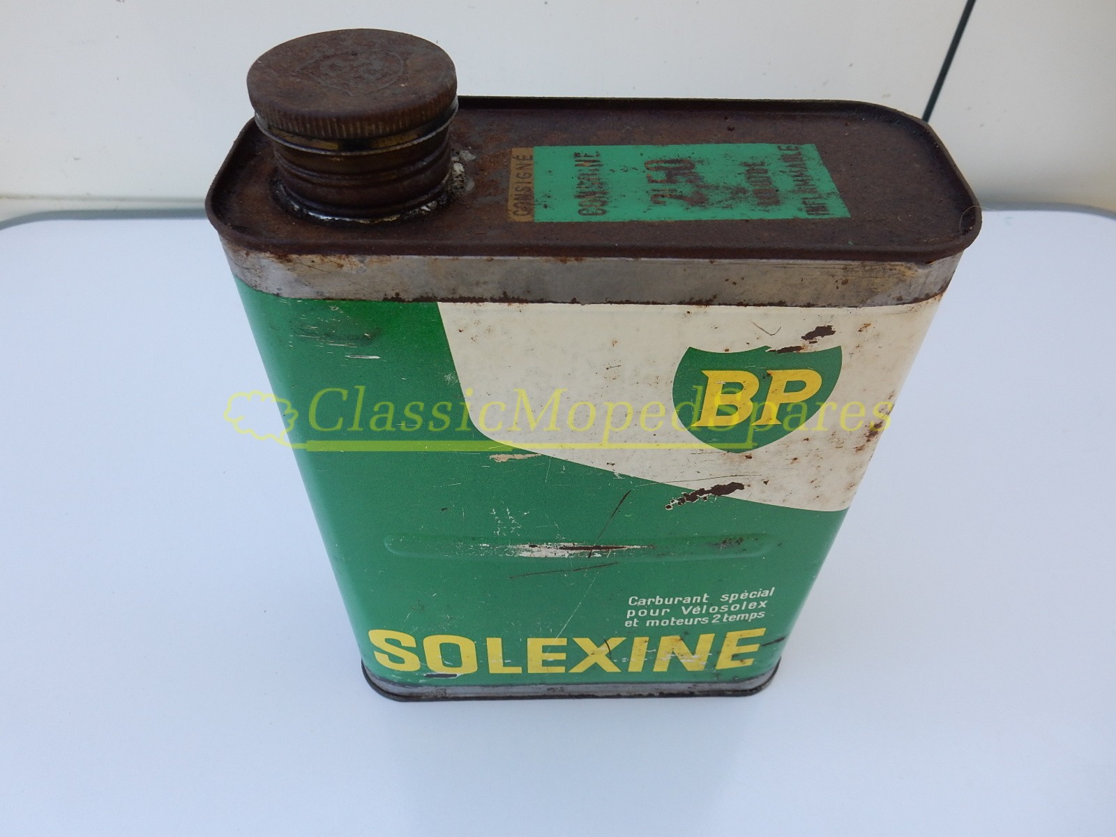Velo Solex 3800 BP Solexine Motor Oil Petrol Gas Fuel Can (Limited Stock) - Image 3