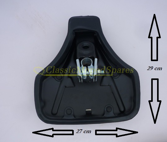 Benelli, Bown Clark Scamp, Cyclemaster, Excelsior Moped Alternative NEW Black Saddle - Image 3