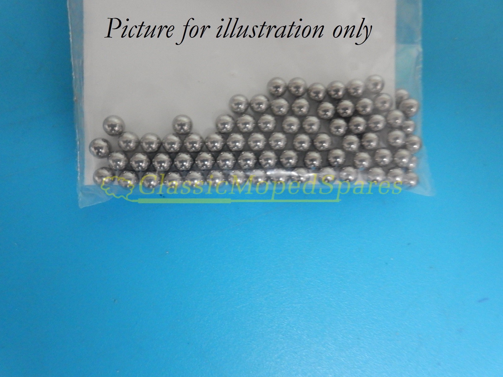 Ball Bearings French Size 6.350  mm (Pack of 144) (Wheel Bearing) (Velo Solex)
