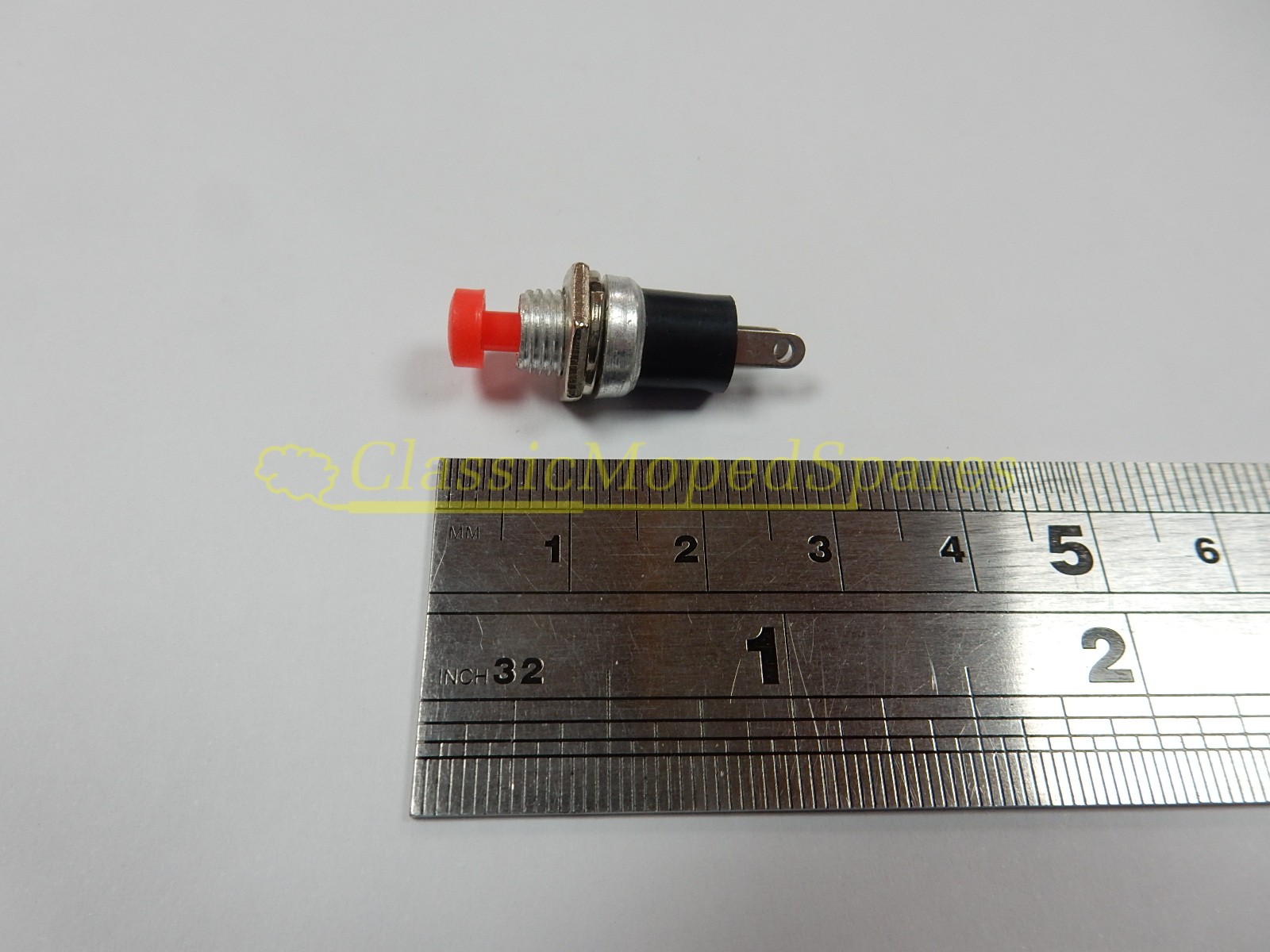 Velo Solex Small Red Stop Button - Image 2