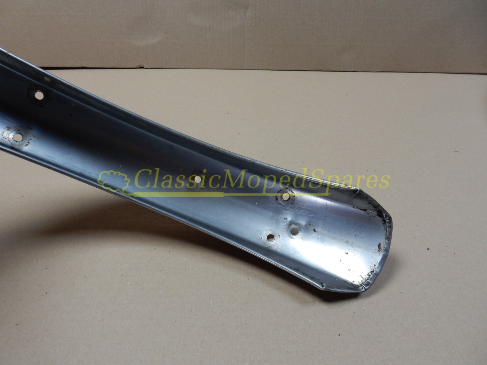 Mobylette Series 40,40L,40N,40S,40T,40V Front Mudguard in stainless steel silver (narrow - check dimensions) - Image 4