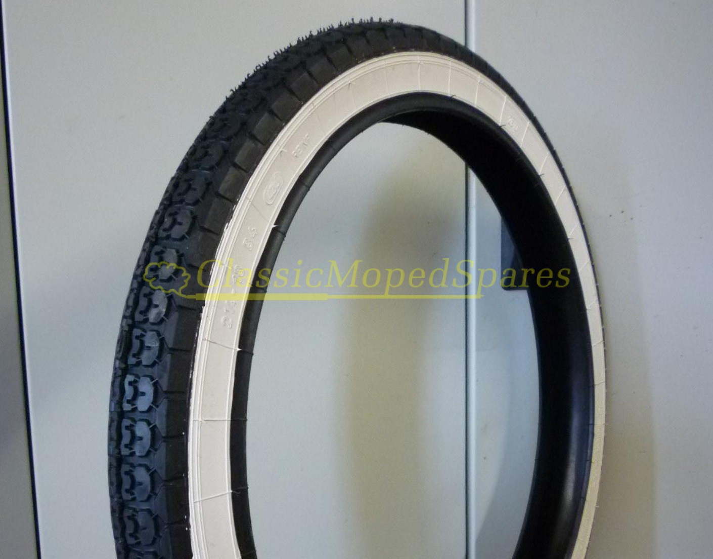 [18 inch] 2.25-18 (2 1/4-18) Classic WHITEWALL Mobylette AV88, Raleigh RM5 Tyre Tire (Mainland UK+) - Image 5