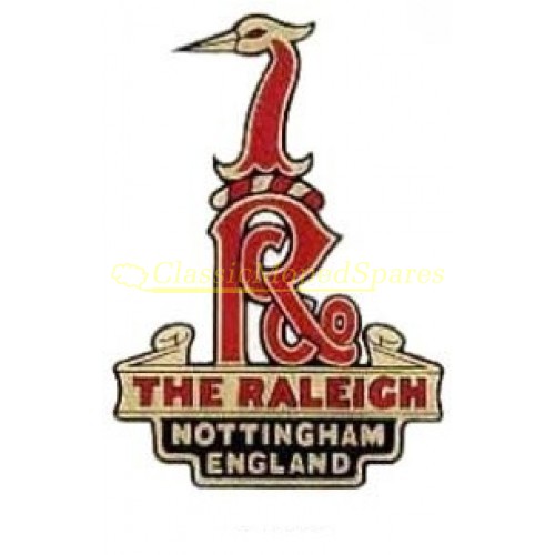 Raleigh Headstock Heron Label (also fits Rear Mudguard Stay)