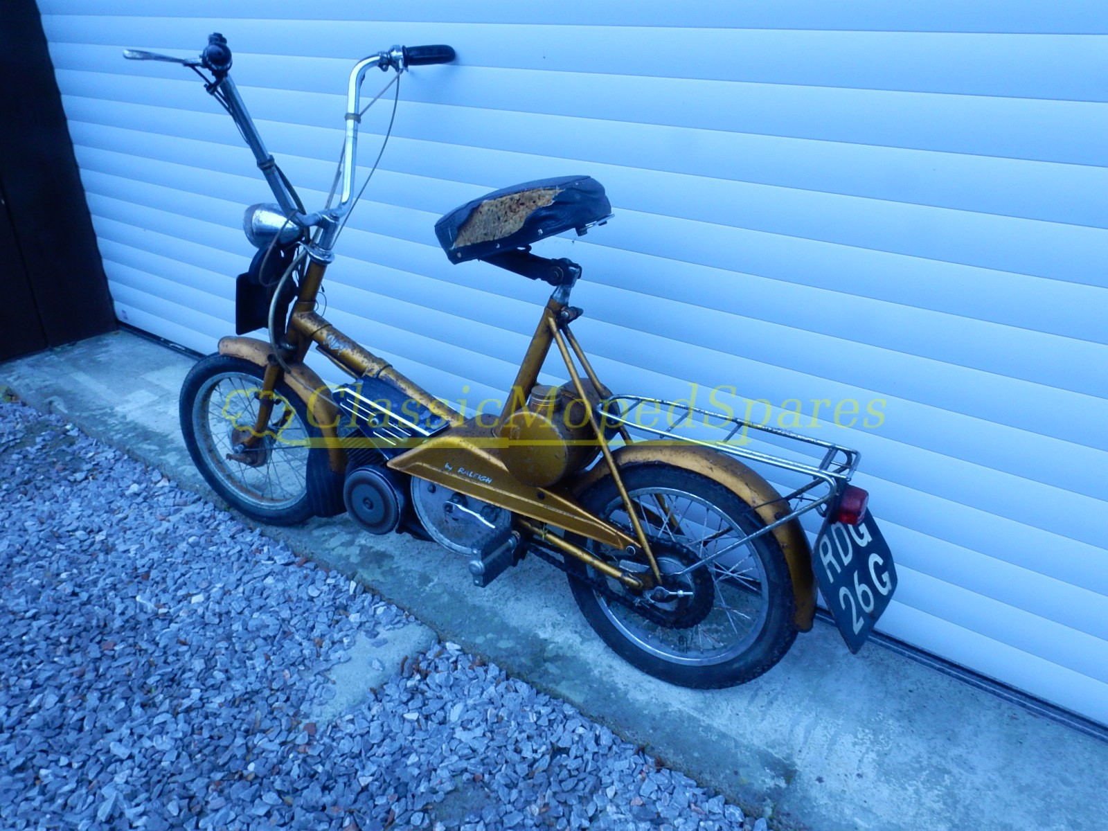 Circa 1968 G Reg Raleigh Wisp Moped Running Restoration Project or Parts - NOW SOLD - Image 5