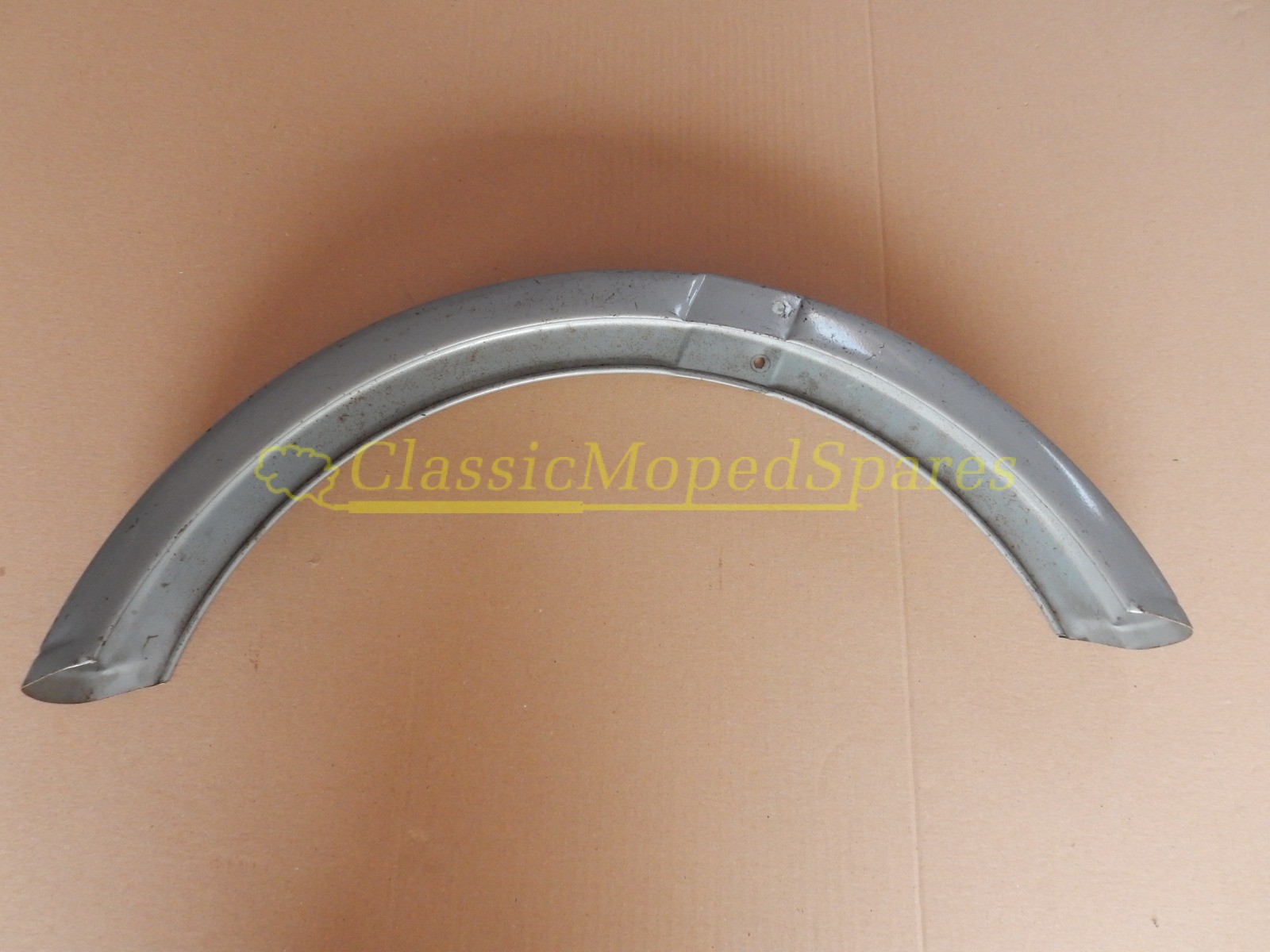 Motobecane Mobylette 40T Front Pressed Stamped Mudguard in Grey Part Number 20728 (Telescopic Fork Model) - Image 3
