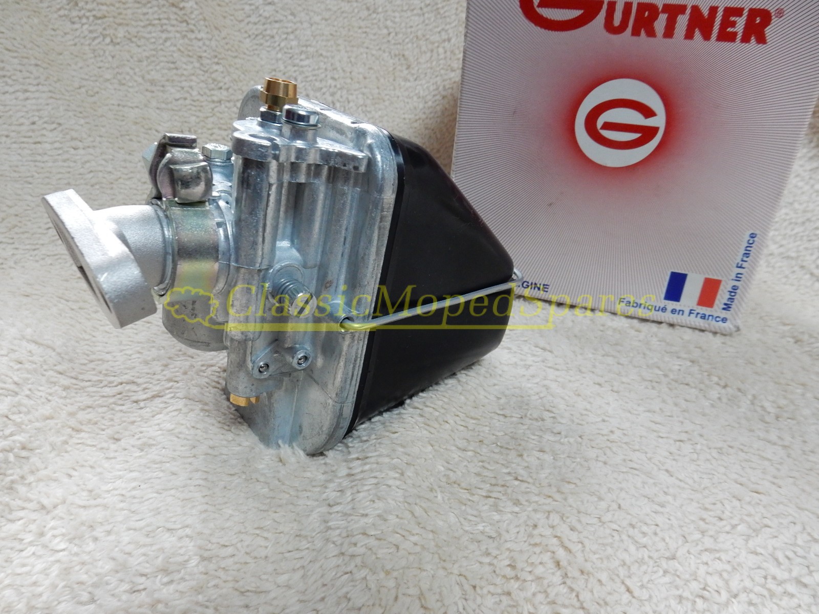 Genuine AR2-10 (air intake 10mm) replacement AR2-12 Gurtner Carburettor Complete with Gasket and Inlet for Mobylette - Image 4