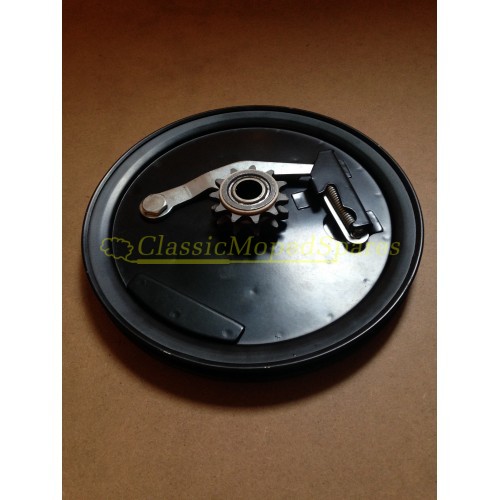 Mobylette Motobecane Pulley flywheel, with lever, bearings, 11 tooth in Black
