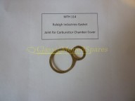 Raleigh Early BA10 Gurtner Carburettor Gasket Cover Chamber Joint