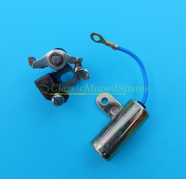 Peugeot 103 Condensor and Contact Breaker Point Points Kit