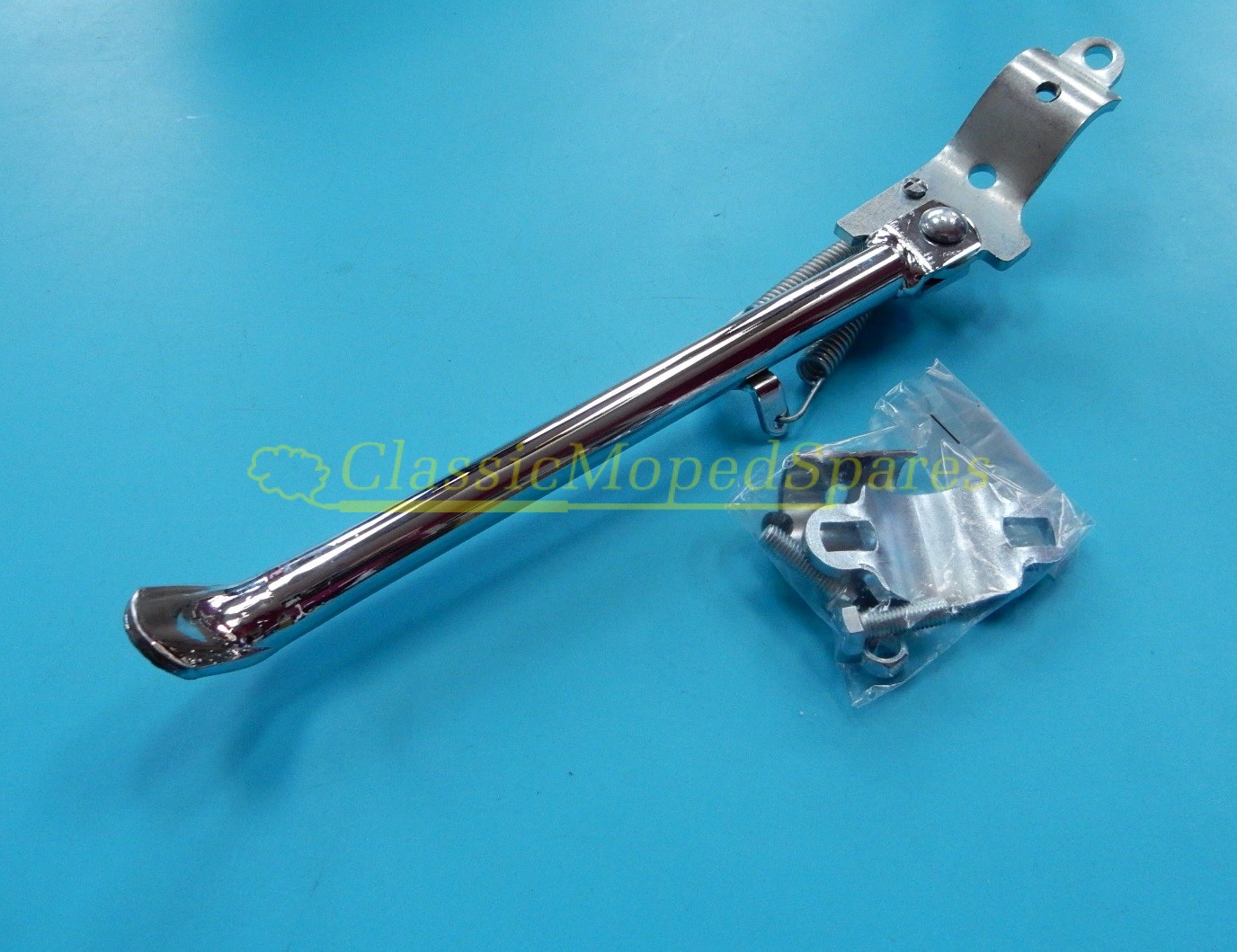 Universal Chrome Side Stand for Peugeot 103 Mopeds (270 mm long)