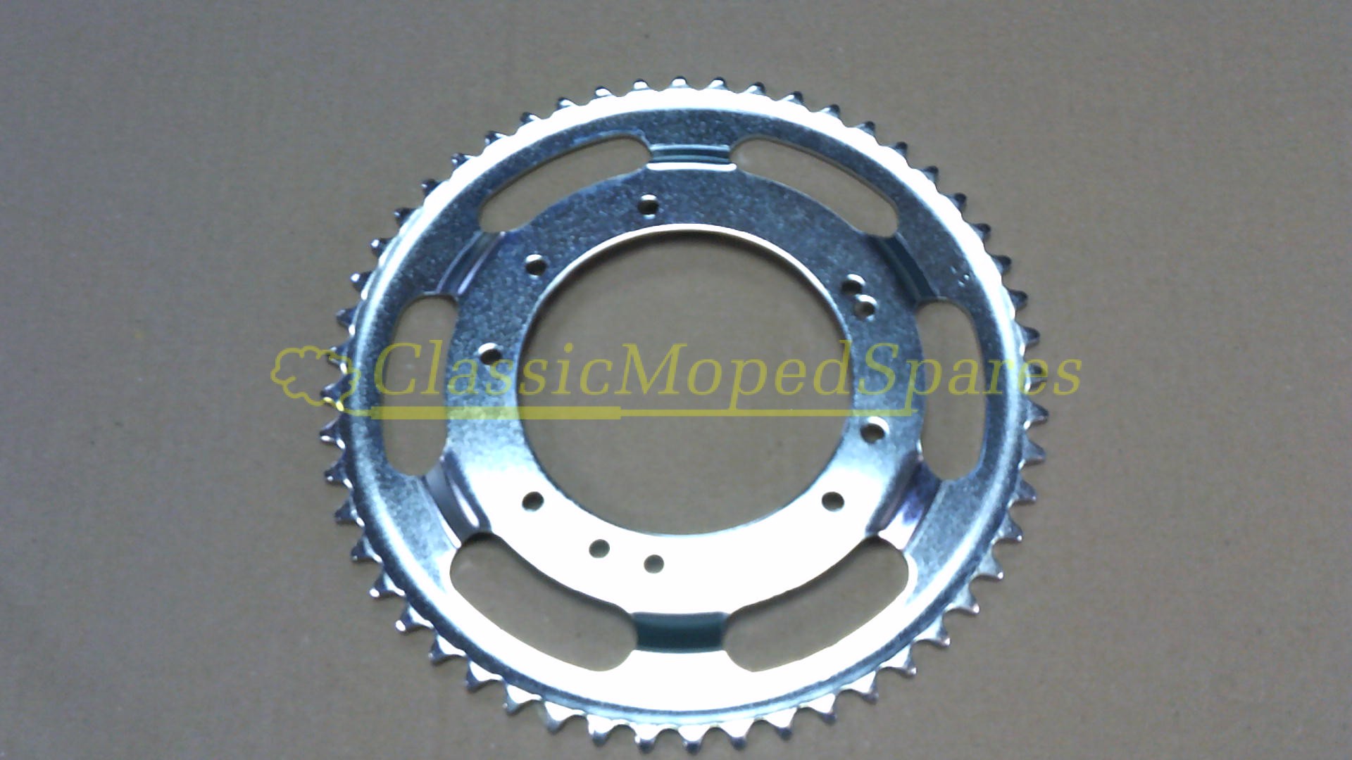 Mobylette Motobecane MBK, 98mm Int Diameter 52 Teeth, 10 hole for Rear Wheel Sprocket for spokes