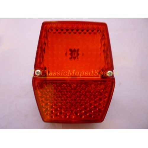 Mobylette Motobecane AV88 / AV89 Rear Tail Light Complete Unit and Lens