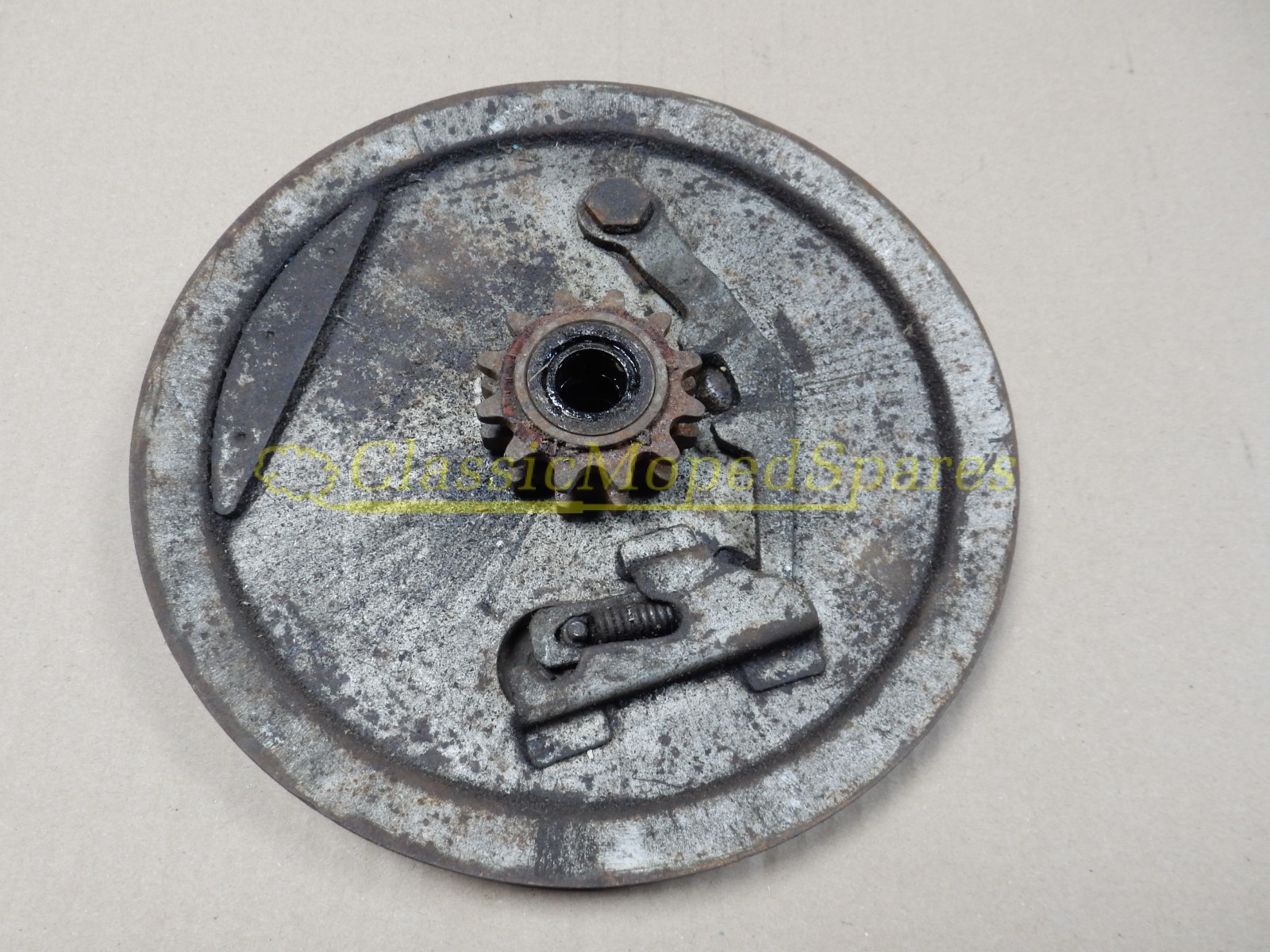Original Mobylette 50 Drive Pulley with 12 Teeth Cog and Lever