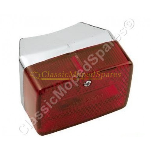 Motobecane MBK 51 Super Moped Chrome Red Rear Light