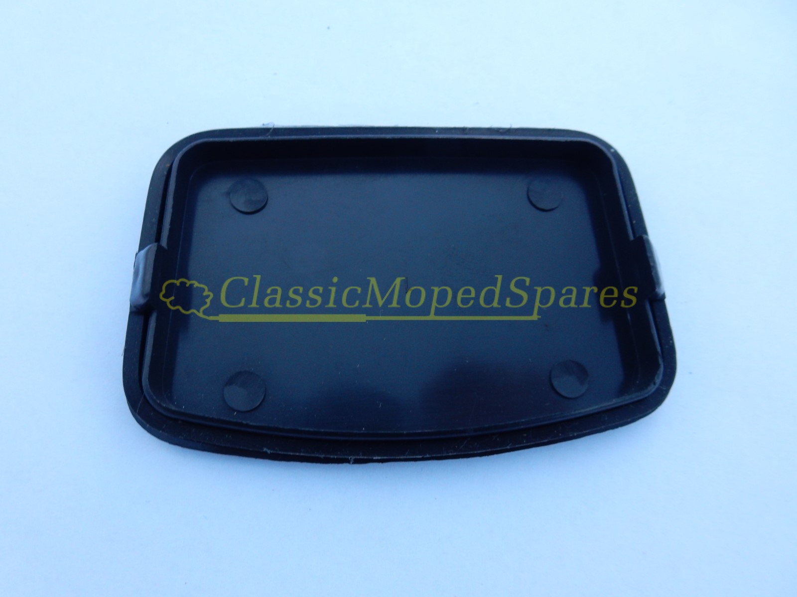 Mobylette Headlight Speedometer Rare BLACK Embellisher Blank Luxor - Image 2
