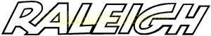 Raleigh RM6,8,9,11,12, Moped Legshield Labels