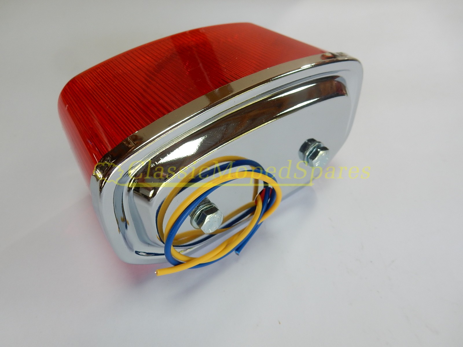 Universal Number Plate Rear Tail Light Lamp 125x70x70 cm with Chrome Surround - Image 3