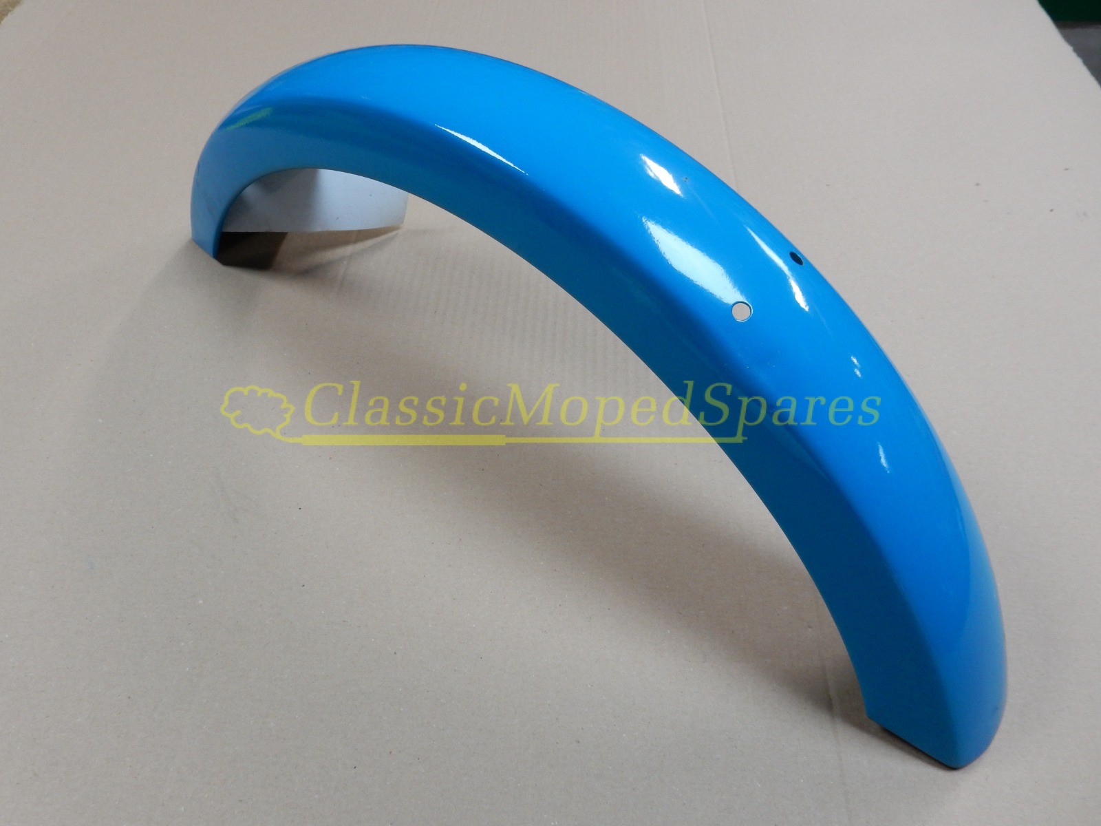 Motobecane Mobylette Series 40, H40, H40TS, H40VS Front Mudguard in Original Provence Bleu Blue Part Number 22457
