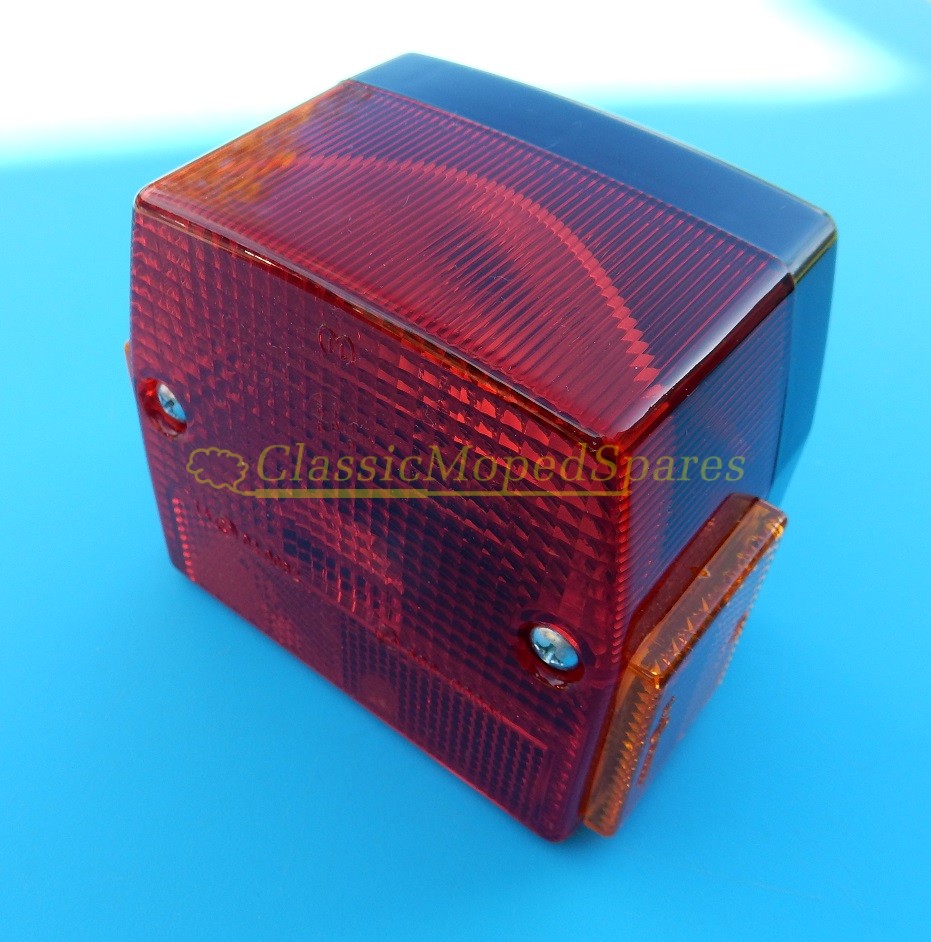 Peugeot 103 SPX RCX, Mobylette MBK 51 Rear Tail light with Side Reflectors